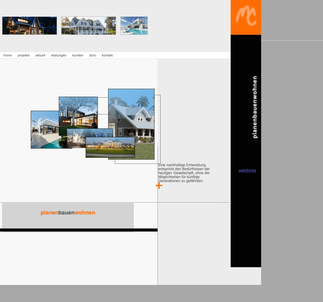 Ansicht der Kfz-Webseite vorher